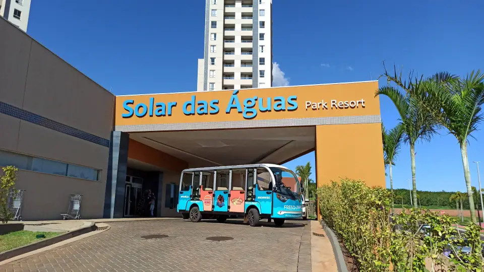 Entrada do Enjoy Solar das Águas Park Resort